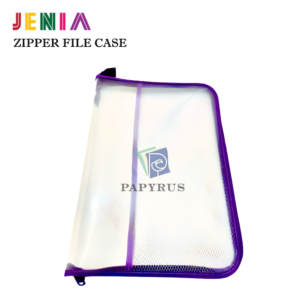 

MAP ZIPPER JARING / MAP ZIPPER JALA / MAP PLASTIK RESLETING / MAP TENTENG / MAP JINJING / ZIPPER FILE CASE FOLIO JENIA UNGU