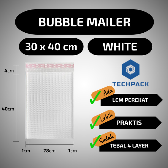 

Kantong Plastik Bubble Mailer Amplop Security Polymailer Envelope Buble Wrap Poly 30cm x 40cm 30x40 30x40cm 30 cm x 40 cm
