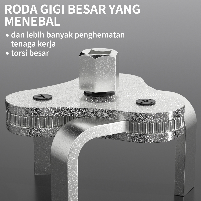 ID ISKU KUNCI FILTER OLI UNIVERSAL 1/2'' DAN 3/8'' TWO WAY OIL FILTER 55-110MM OIL FILTER WRENCH