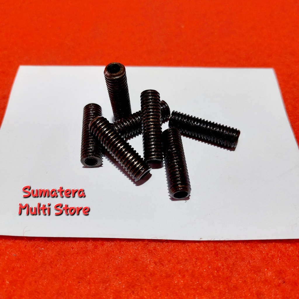 Baut Sok derat M5 x M8 Recoil - kunci 8 ke kunci 12 - Shok / Bos Drat Hitam