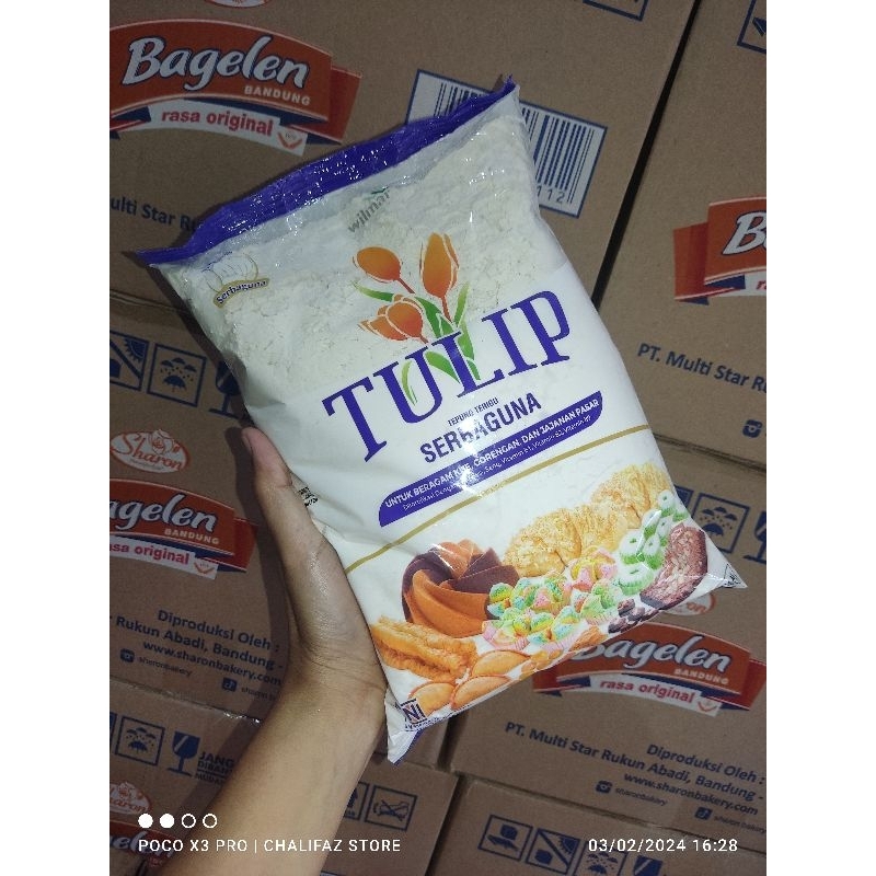 

TEPUNG TERIGU SERBAGUNA TULIP KEMASAN 1KG