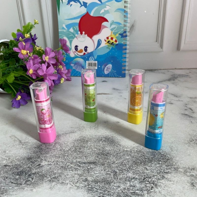

Penghapus Lipstik Buah Er-1218 Penghapus Lucu Hapusan Aesthetic Alat Tulis Sekolah Viral Kekinian Termurah