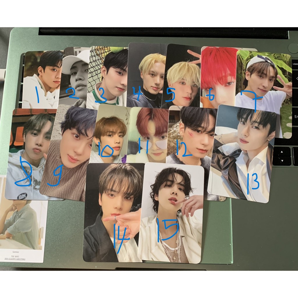 The Boyz Photocard TBZ Sangyeon Younghoon Juyeon Sunwoo Q Album Roar Thrilling Phantasy