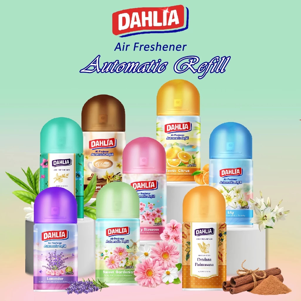 Dahlia Air Freshener 225ml / Dahlia Pengharum Ruangan / Dahlia Refill
