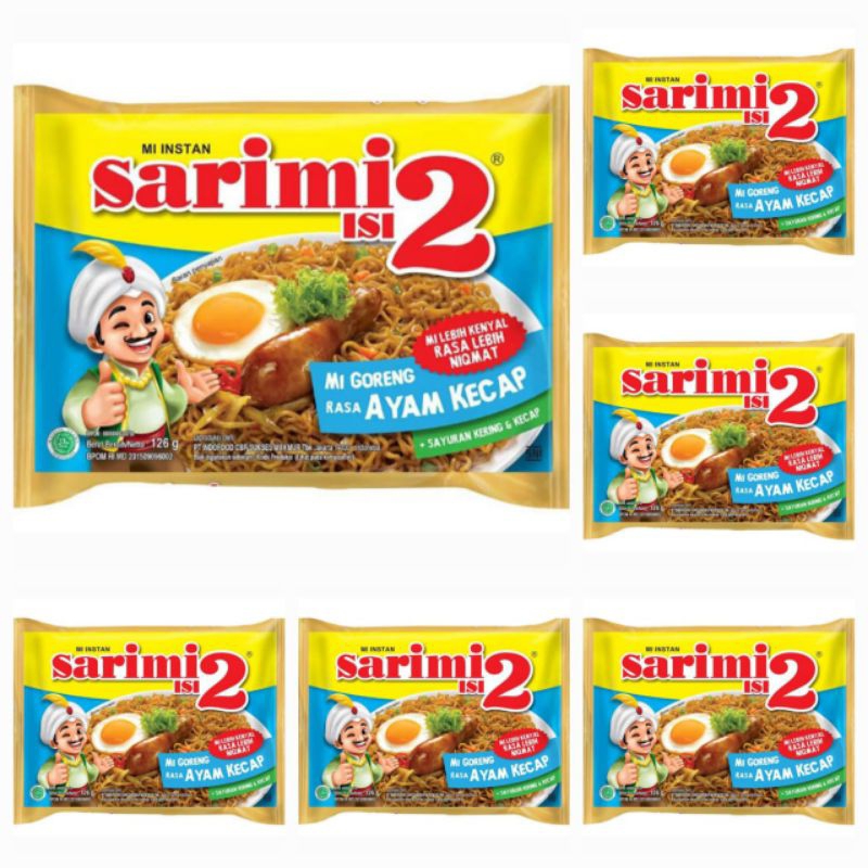 

Sarimi Mi Instan Mi Goreng Rasa Ayam Kecap 126 Gr