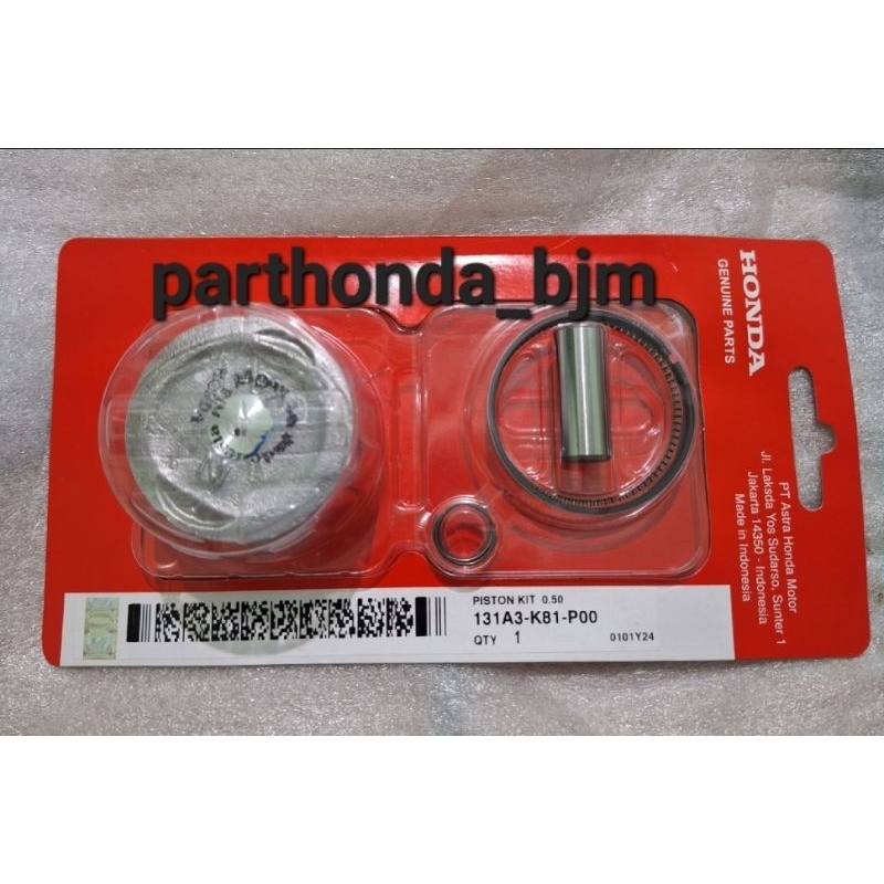 13103-K81/13103K44 PISTON SET BEAT ESP PISTON KIT  BEAT ESP PISTON KIT K81 OS 0,50 PISTON KIT K44 OS