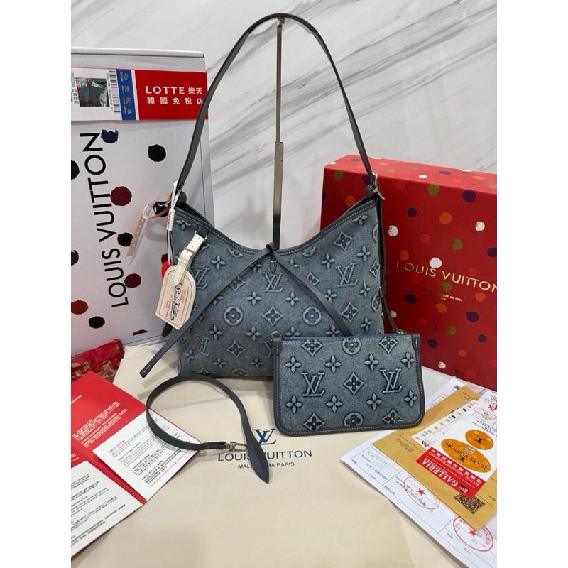 Tas LV Carryall Denim Mono MIRROR VVIP