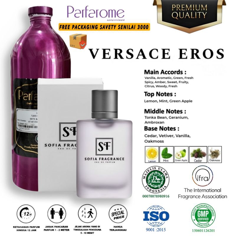 Parfum VERSACE EROS Refill Parfarome Premium