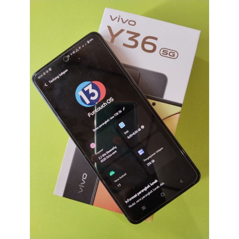 Vivo Y36 5G 8/256 Second/Bekas