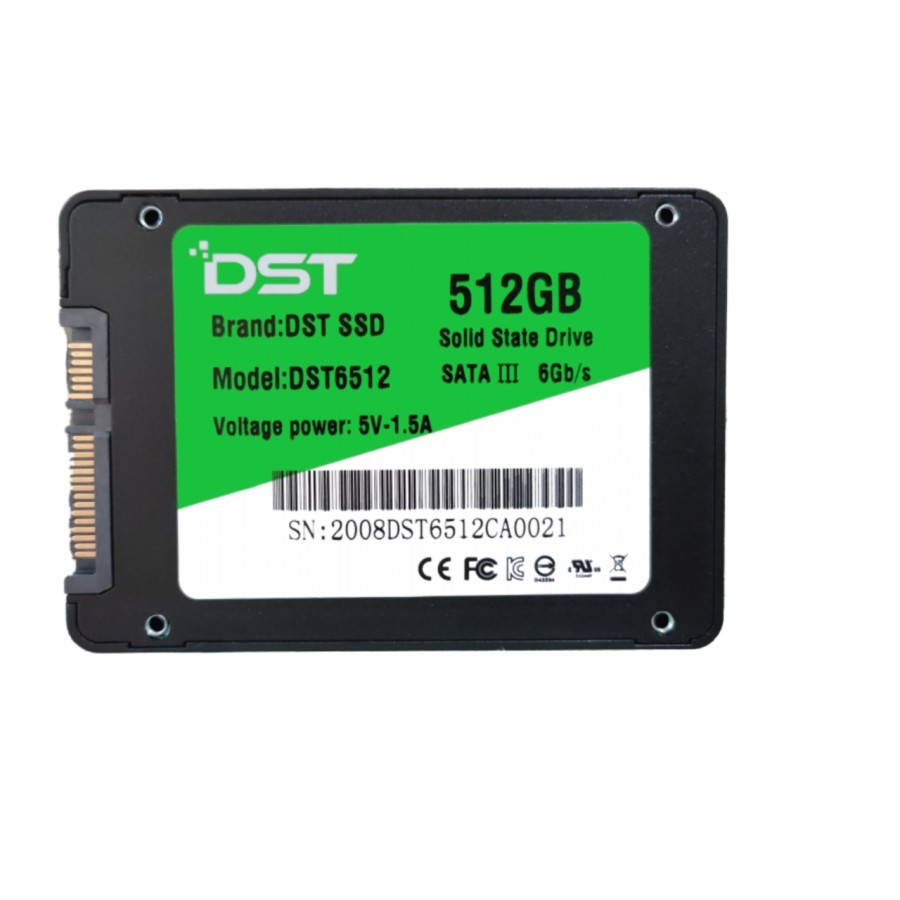 SSD 512 GB SATA DST - GARANSI RESMI 3 TAHUN