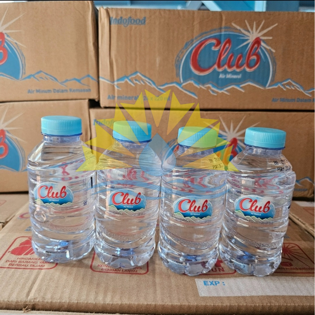 

Club Air Mineral Botol Mini 220 ml Dus (24 Botol)