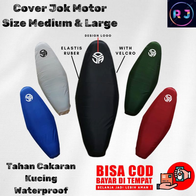 Sarung Jok Motor Waterproof Anti Cakar Kucing Cover Pelindung Jok Motor