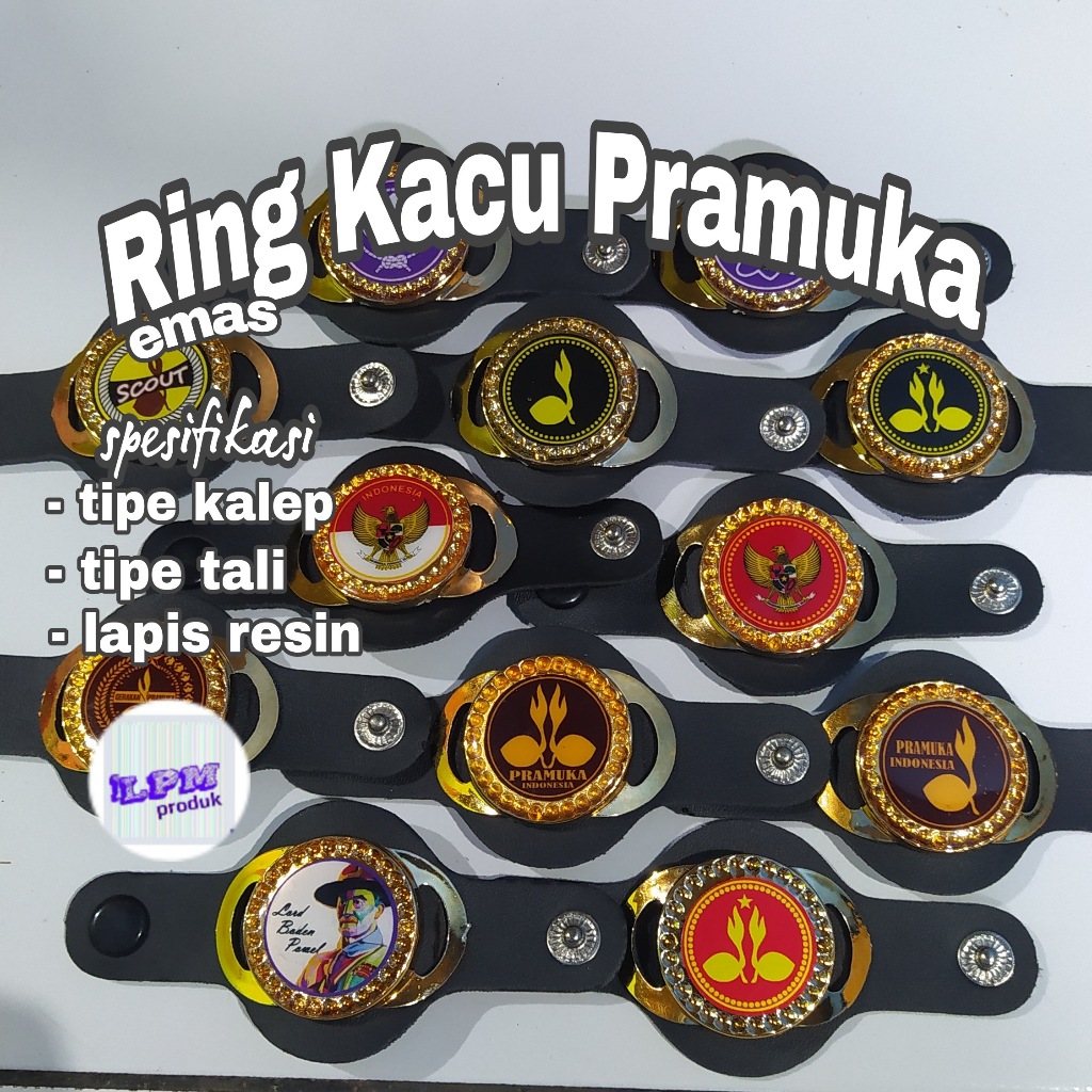 

Ring Kacu Pramuka Hasduk Emas (min order 3pcs)