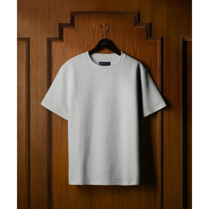 RUCAS Tailor “textured knitting” tee White