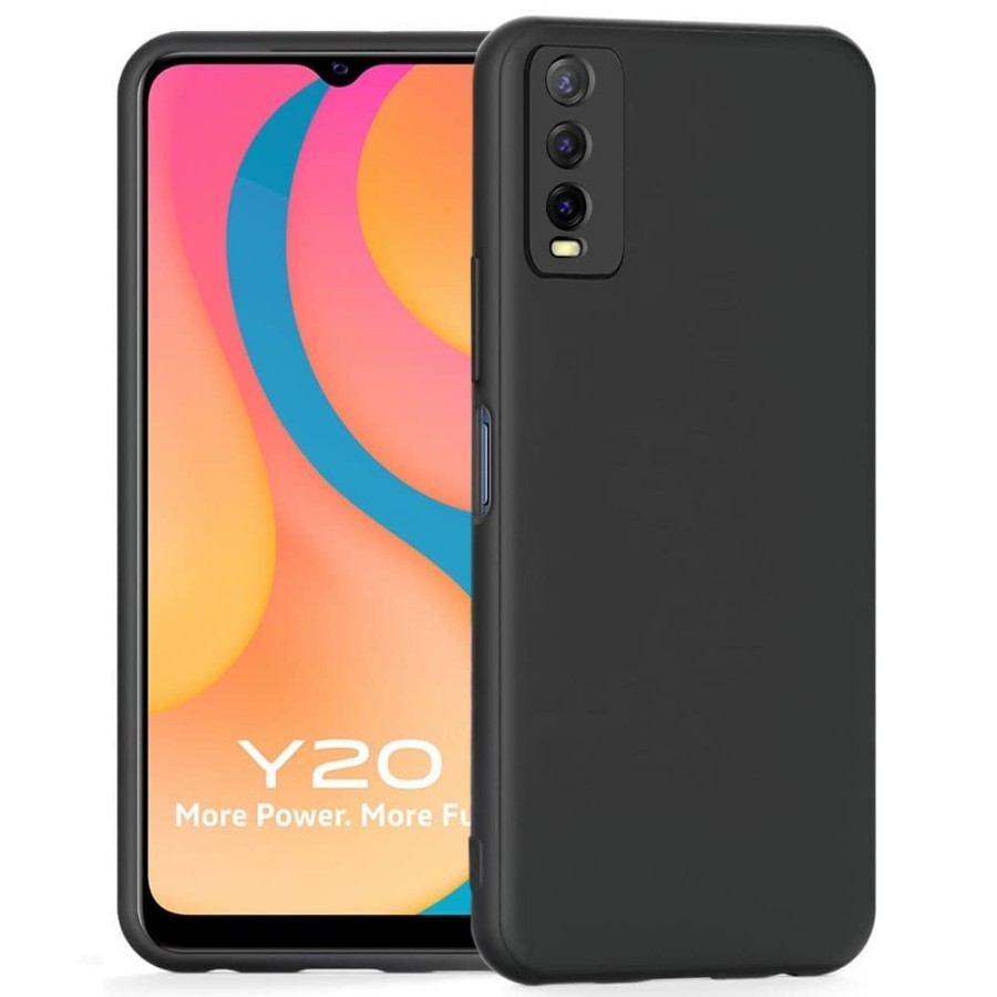 CASE VIVO Y20 Y20s Y12s PREMIUM CASE SLIM MATTE BLACK DOFF