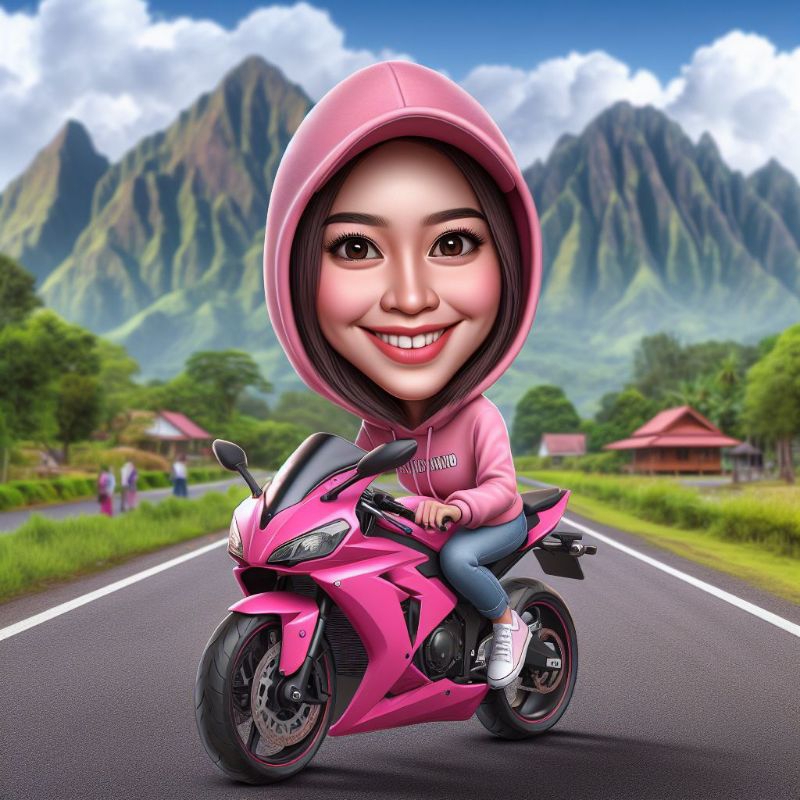 jasa Karikatur 1 wajah