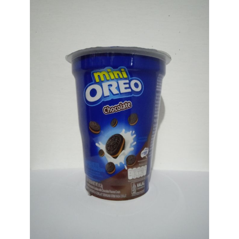 

biskuit mini Oreo rasa cokelat
