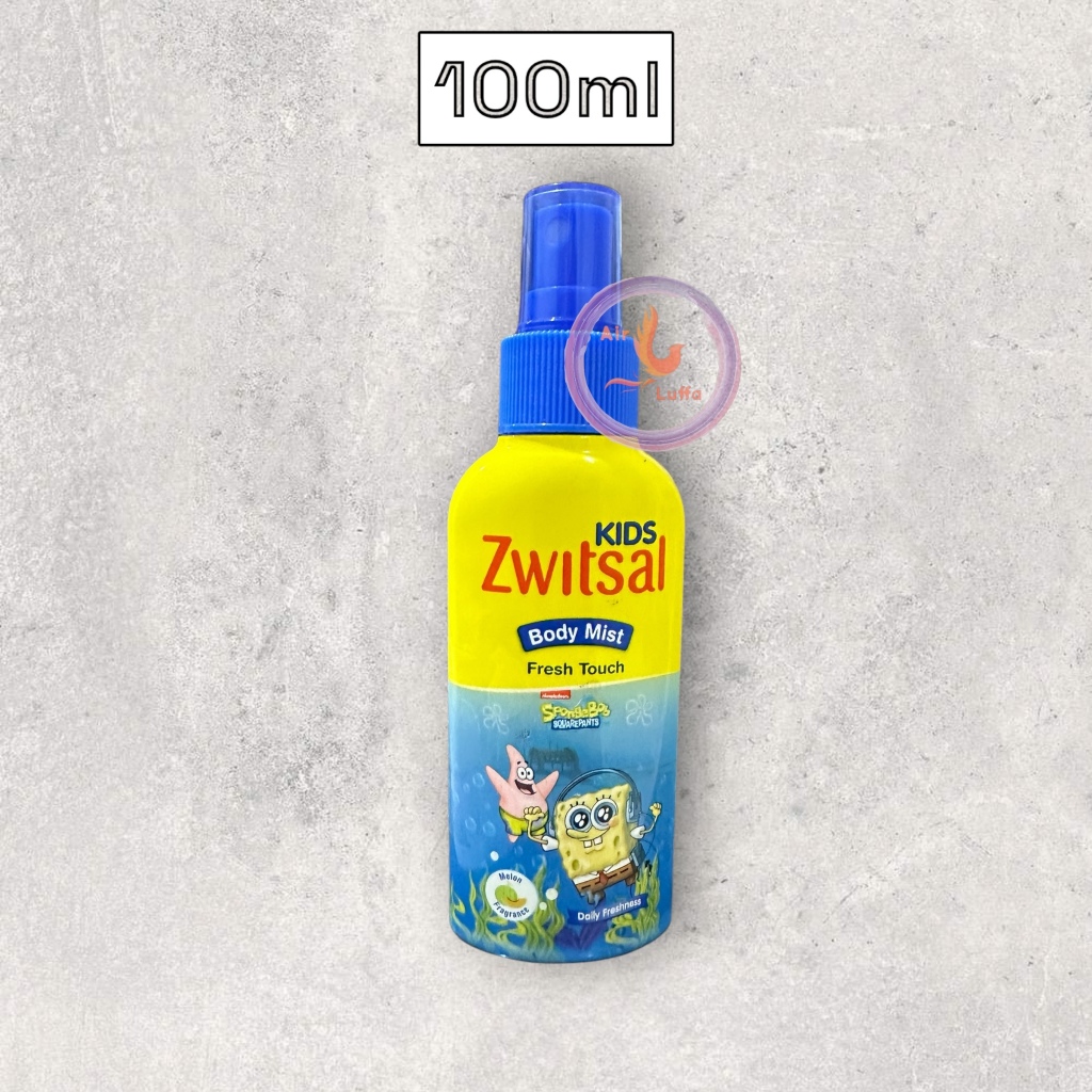 Zwitsal Kids Body Mist Spray Blue Fresh Touch 100ml Parfum Anak