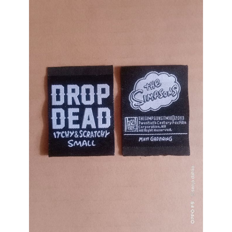 

label dropdead woven high quality