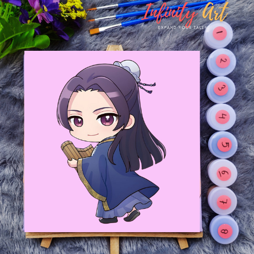 

Paint by Number Kusuriya no Hitorigoto Mao Mao Jinshi Apoteker Diary - DIY Kit Melukis Kanvas 20x20 cm Lengkap Frame - Siap Lukis / Canvas Painting Kit