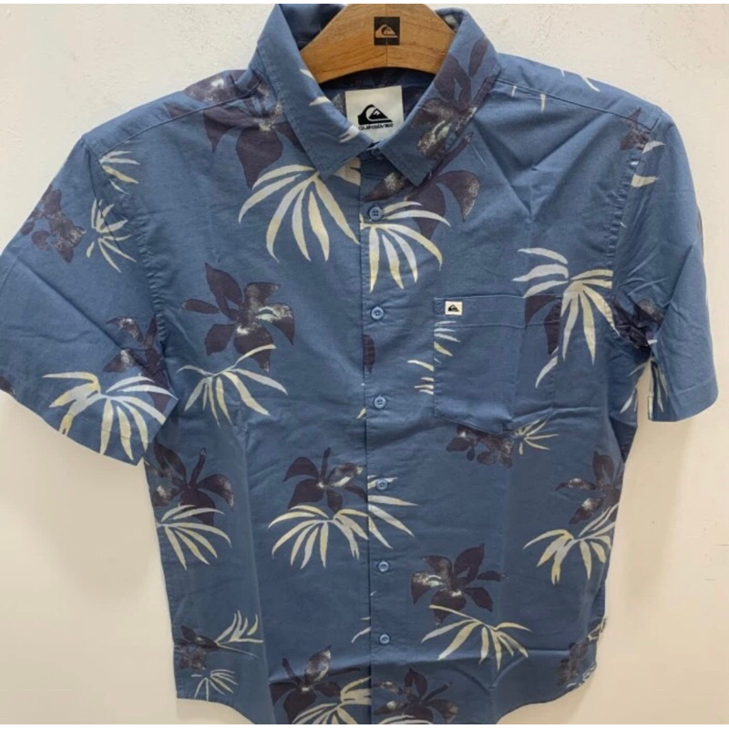 kemeja pria quiksilver original apero classic short sleeve shirt blq6