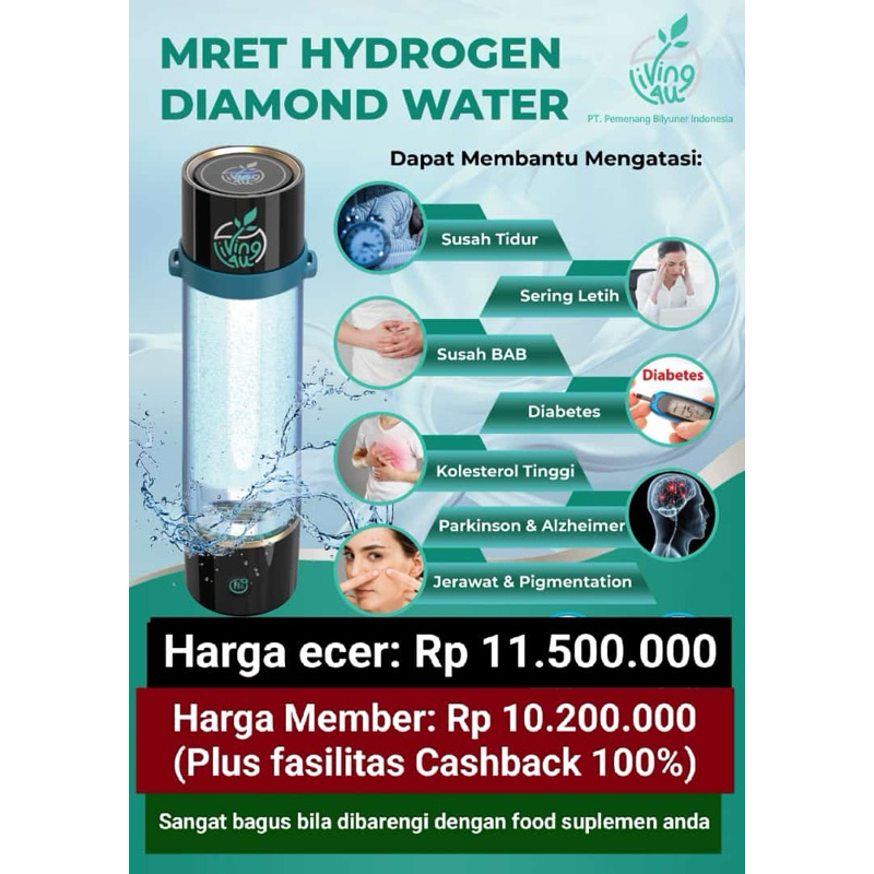 MRET HYDROGEN DIAMOND WATER