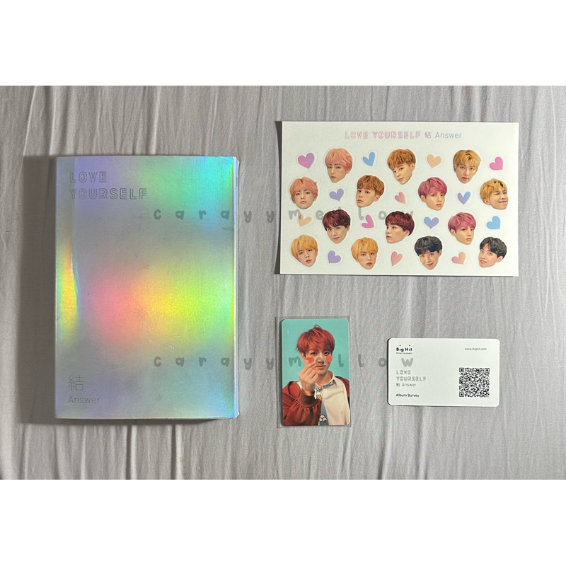 BTS - [Love Yourself 結 ‘Answer’] Album + PC Jungkook + Sticker