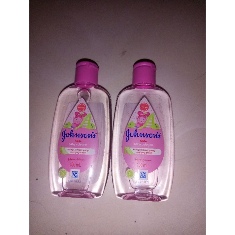 johnson's baby cologne slide pink