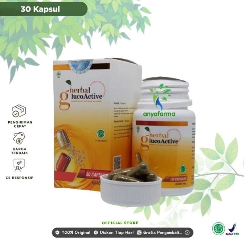 GLUCO ACTIVE obat herbal original