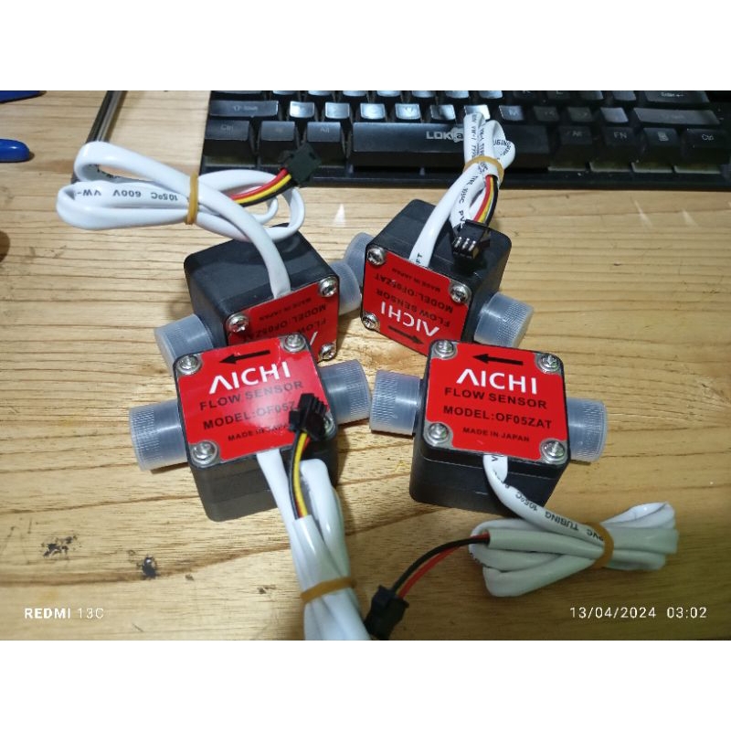 Flow sensor AICHI import japan 1/2 inch untuk POM MINI
