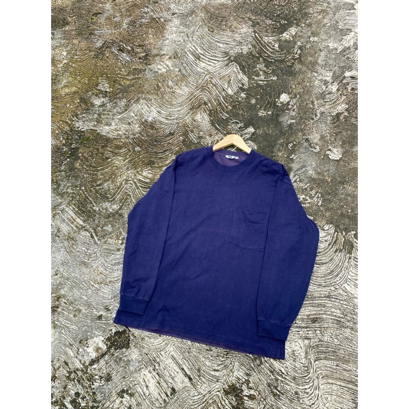 Longsleeve Uniqlo U Pocket Navy