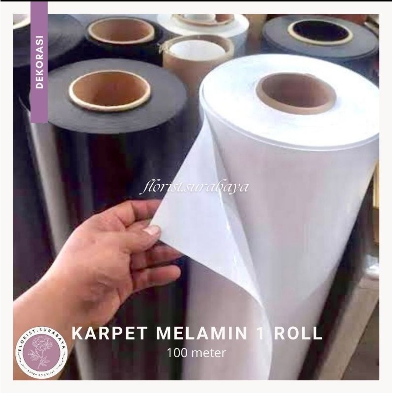 KARPET MELAMIN 100 METER DAN 50 METER - PERLENGKAPAN DEKORASI MURAH - KAFPET JALANAN PELAMINAN - BAC