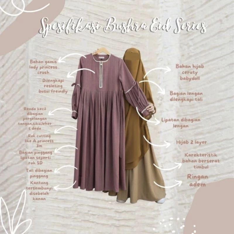 Gamis Bushra By Lucia Awella