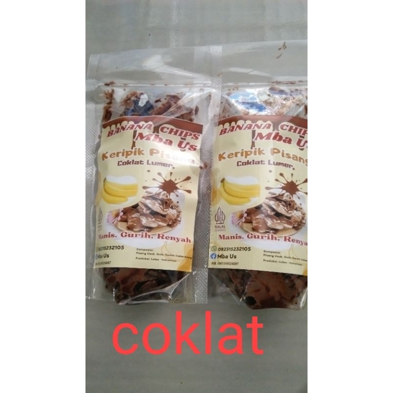 

keripik pisang coklat