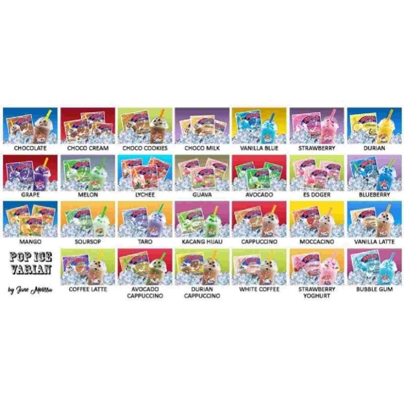 

TERLENGKAP & TERMURAH POP ICE ALL VARIANS (1 BAL)