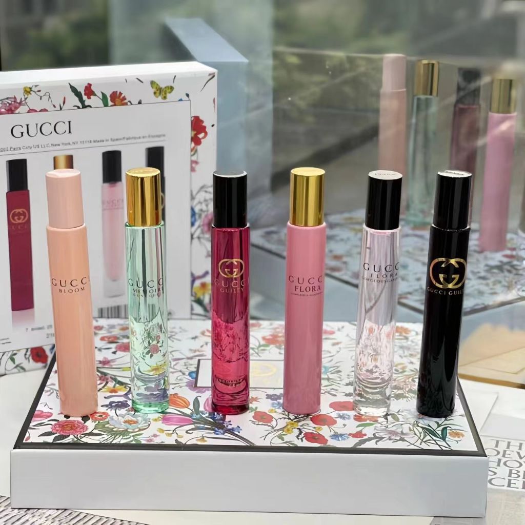 1hekb- Gucci Roll On Parfum Set 6Pcs/gucci parfum 7.4ML [100%original ]/Gucci Guilty Intense Pour