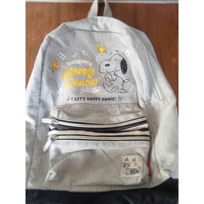tas ransel snoopy - tas snoopy ori peanuts - tas snoopy preloved