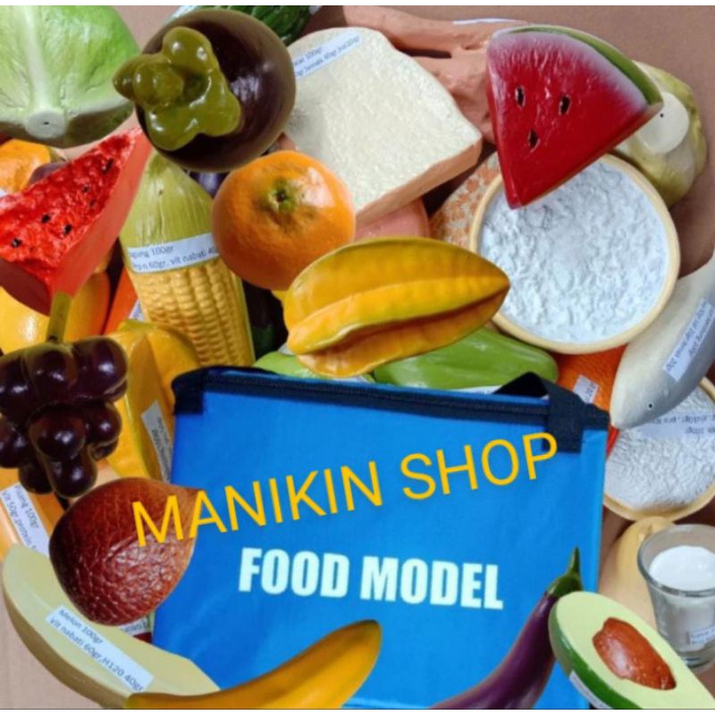 FOOD MODEL 51 ITEM/REPLIKA MAKANAN 4 SEHAT 5 SEMPURNA/FOOD MODEL GIZI SEIMBANG