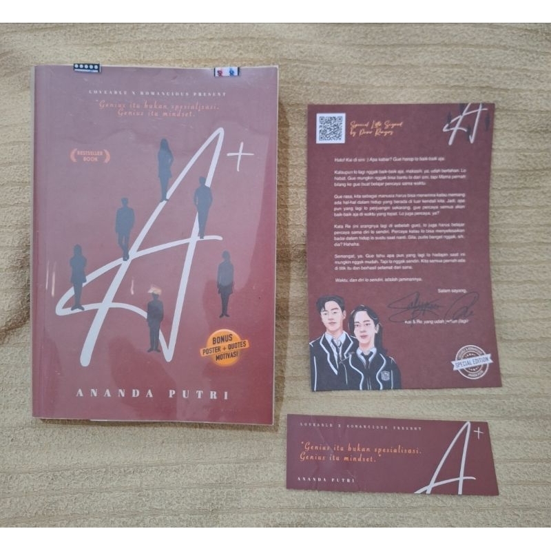 

[Preloved] Novel A+ by Ananda Putri