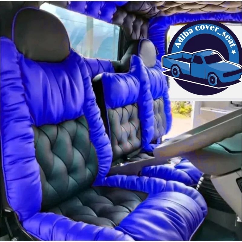 cover jok mobil truk isuzu elf giga elf macan traga full sofa