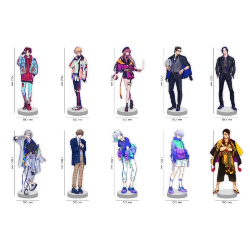 Paradox Live Acrylic Stand / Standee Figure Akrilik Anime Paradox Live