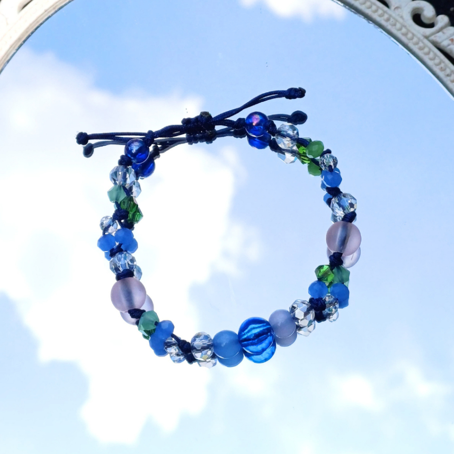 BLUEBERRY BRACELET - BERRY BRACELET - GELANG TALI AESTHETIC - AESTHETIC BRACELET - GELANG TALI SERUT