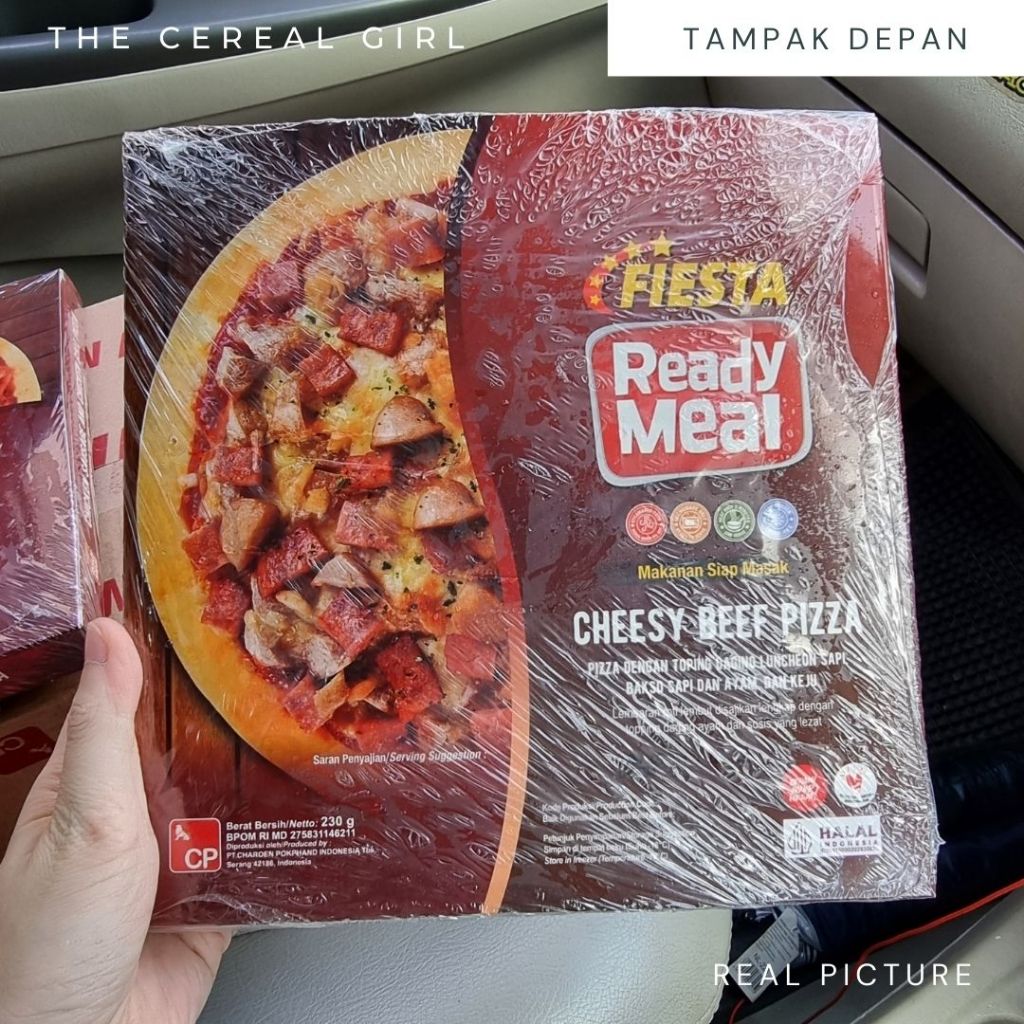 

[KONDISI BARU - 100% ORIGINAL] FIESTA Cheesy Beef Pizza 230gr - Ready Meal - Makanan Siap Masak