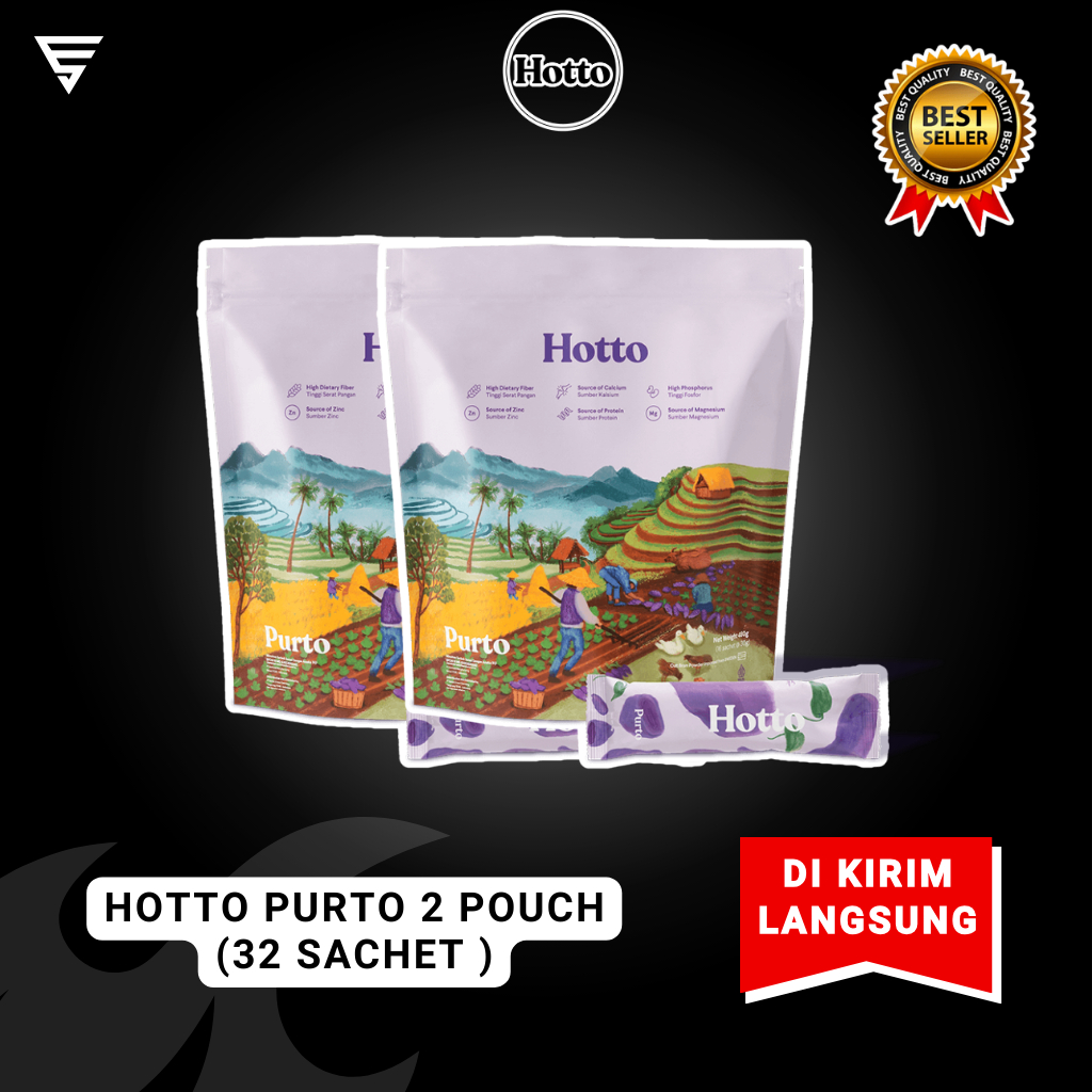 

[GARANSI ORI] Hotto purto multigrain ubi ungu cereal meal replacements