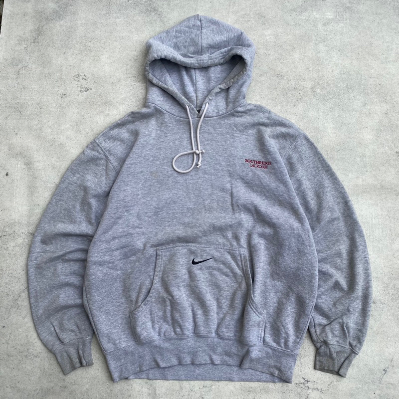 HOODIE VINTAGE NIKE TEAM CENTER LOGO (L)