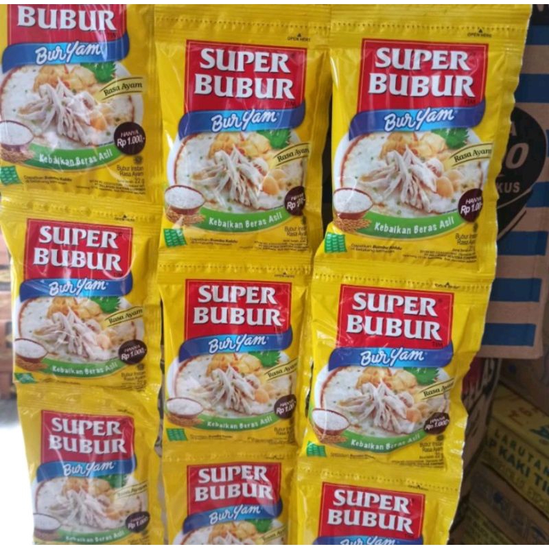 

Super Bubur Bur Yam Buryam/Bubur Ayam Instan Renceng