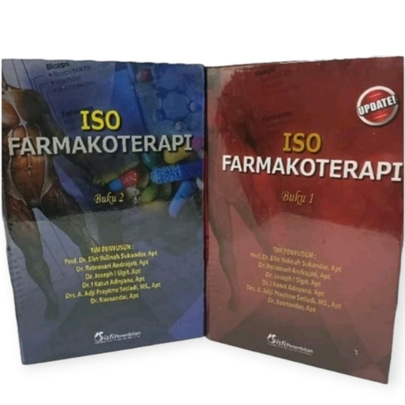 [ORIGINAL BERGARANSI] Paket 2 Buku ISO FARMAKOTERAPI Buku 1 & 2 Hard Cover Sepaket Isi 2 Buku ISO FA