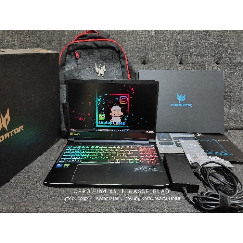 Acer Predator Helios 300 i7 11800H RTX 3070 Ram 32 GB Likenew Istimewa x Rog Legion 5 Pro
