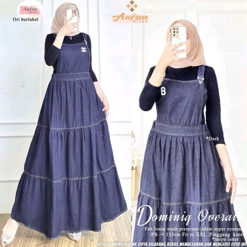 spesial jeans / spesial denim / gamis jeans / gamis denim / dress denim / dress jeans / overall jean