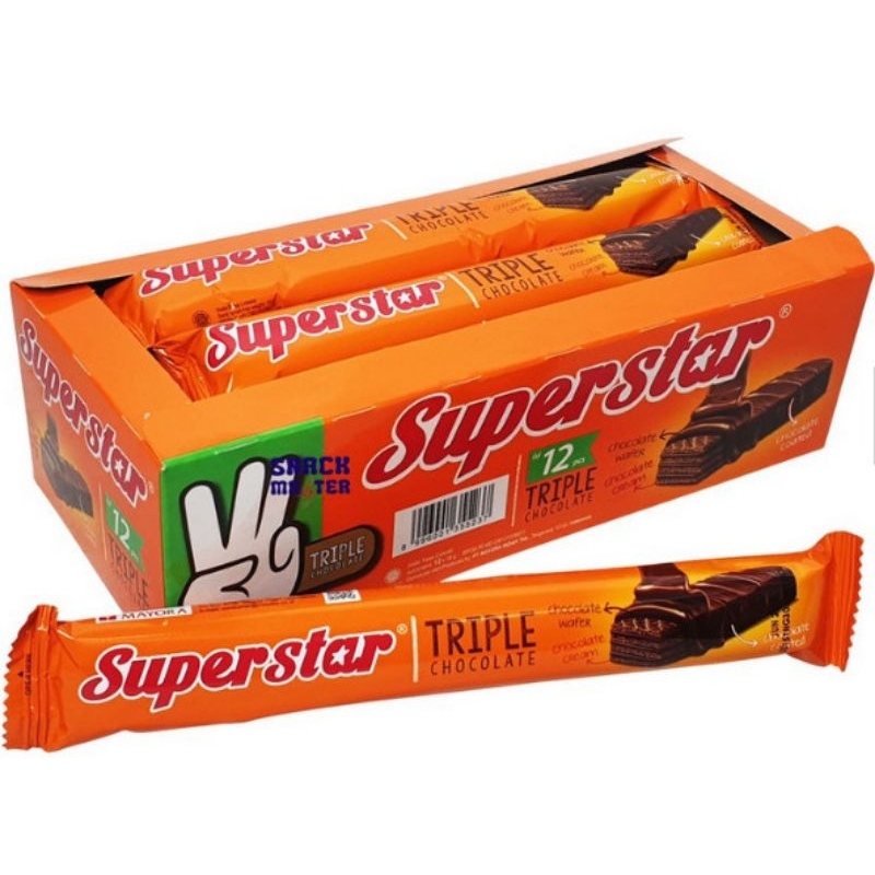

Coklat Wafer Superstar 1 Box Isi 12